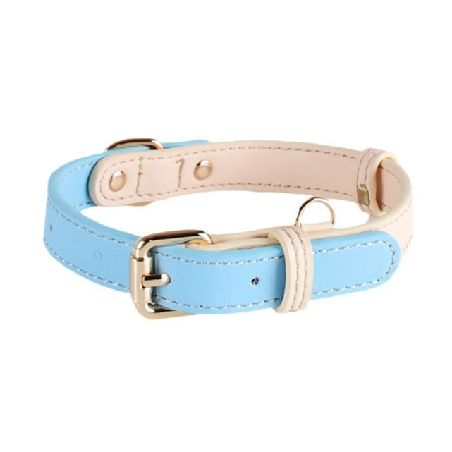 HappyPet Wholesale Genuine Leather Pet Collar & Leash Set for Small & Medium Dogs