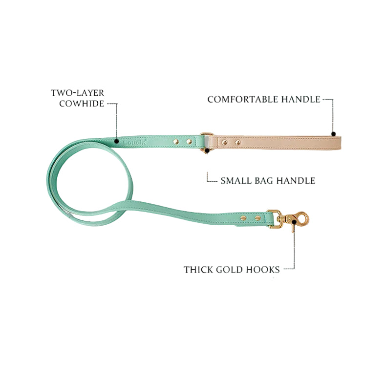 HappyPet Wholesale Genuine Leather Pet Collar & Leash Set for Small & Medium Dogs